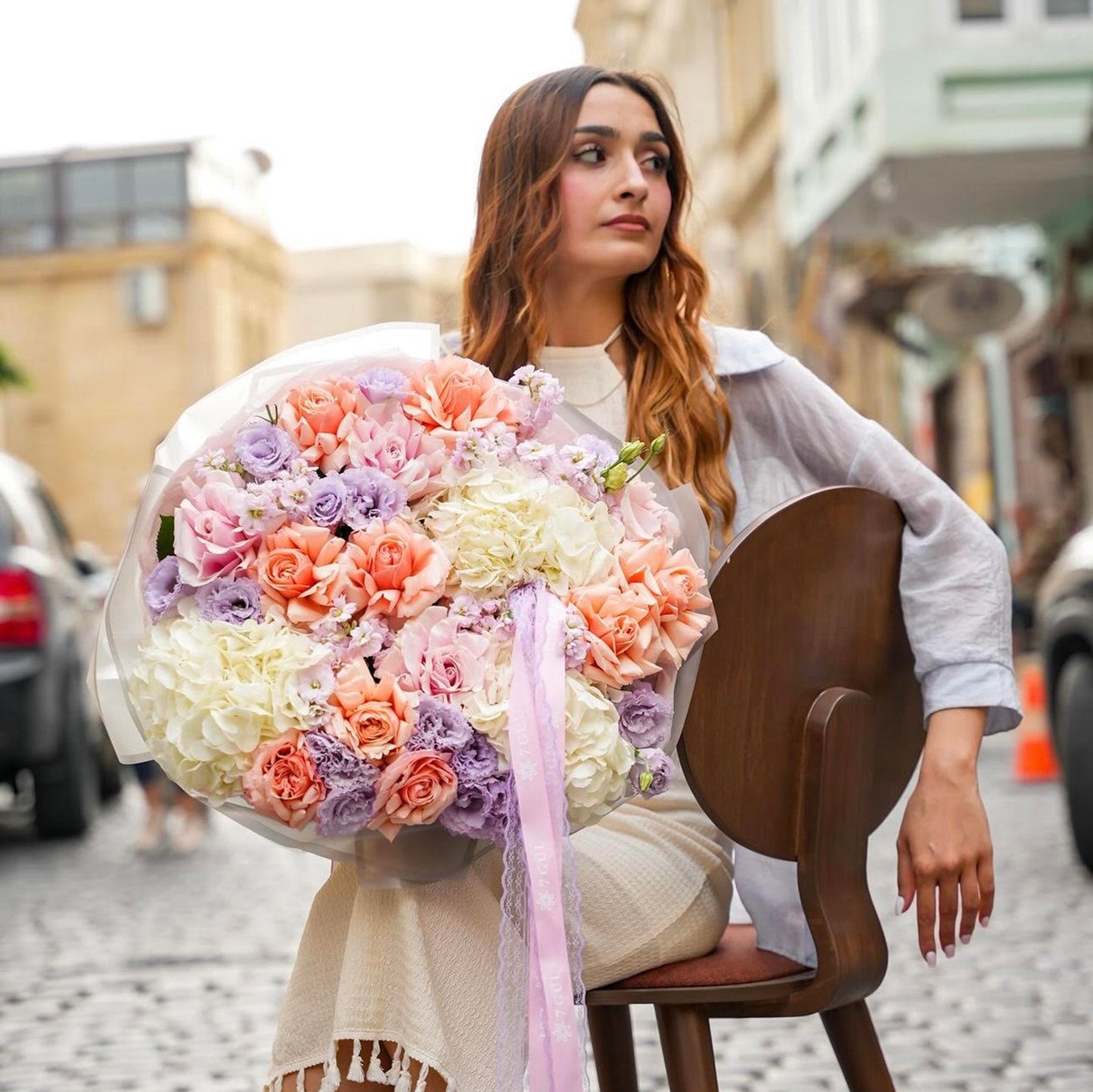 Peach Lavender Dream