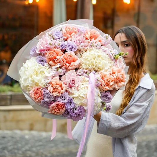 Peach Lavender Dream